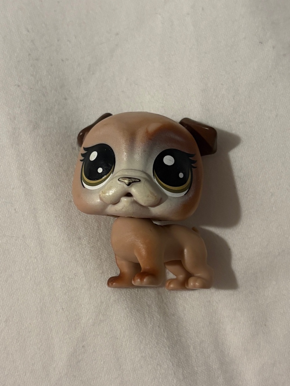 Littlest Pet Shop Bulldog Bullena Scamper Doghouser #85 Figure - Collectible Toy